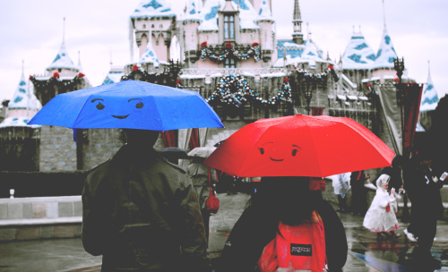 adinglehopper:  briar—rose:  mkealcoran:  A rainy day at Disneyland.  WAIT DO THEY SELL THESE OR SOMETHING IS THIS A THING  