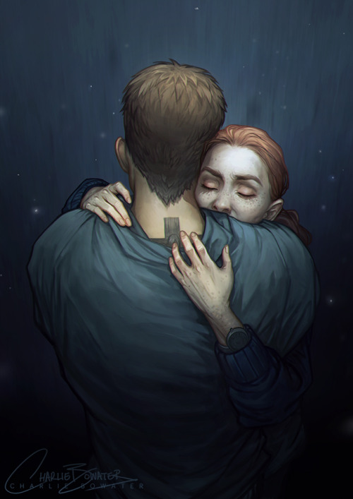 charliebowater:  I had to do a little drawing for The Killing, I COULDN’T HELP MYSELF.  The Killing was such a wonderful show and the ending was so, so perfect. I adored it, so much so I just had to doodle something for it. I ugly cried my way through
