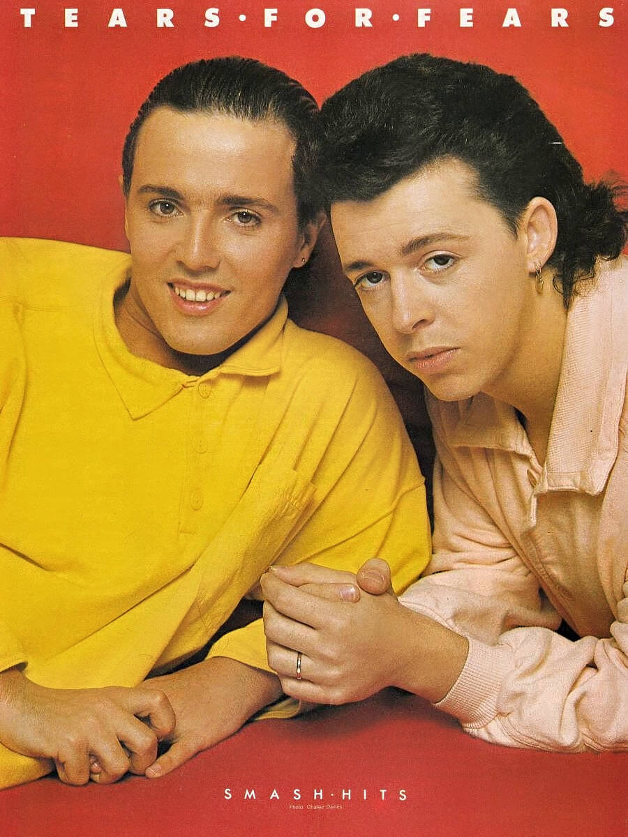 <p>Curt Smith and Roland Orzabal (Tears For Fears) - Smash Hits poster from May 1985</p>