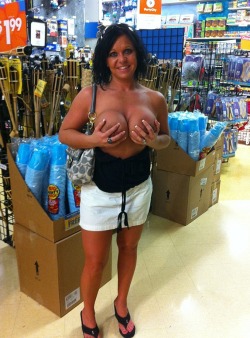 Girls Naked in Stores