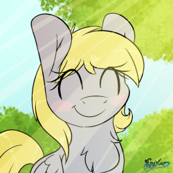 fluffyxai:  Sunny and cute doodle for a drawalong