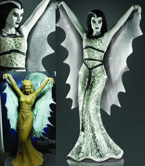 timshumateillustrations: Made this “Glass Mosaic Dress Lily Munster” for the Bradford Exchange last 