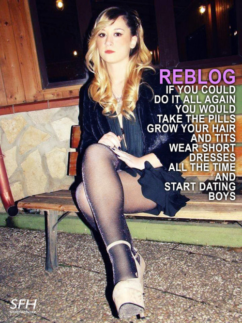 scentedsweetsstarlight:  sissyforhose:  Say yes!   Yes. I’d even try dating boys.