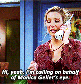 princesconsuela: Phoebe on the phone