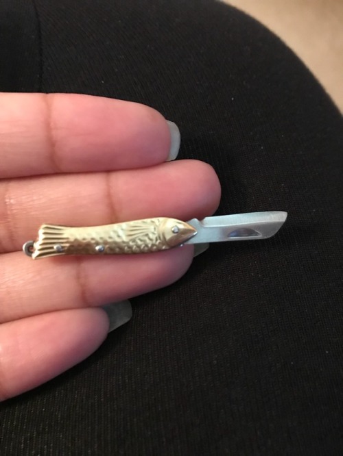 zekedunbar:sickxknives:I think I may have bought the smallest knife ever!?