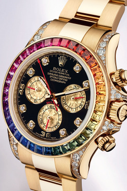 freshkings:  Rolex Cosmograph Daytona Rainbow :SHOP