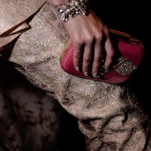 maccosmetics:  M∙A∙C Backstage at Badgley Mischka SS15 New York Fashion Week