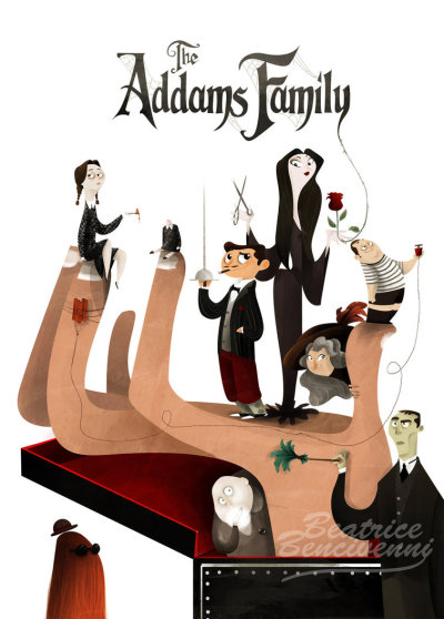 thehappysorceress:
“ The Addams Family by Beatrice Bencivenni
”