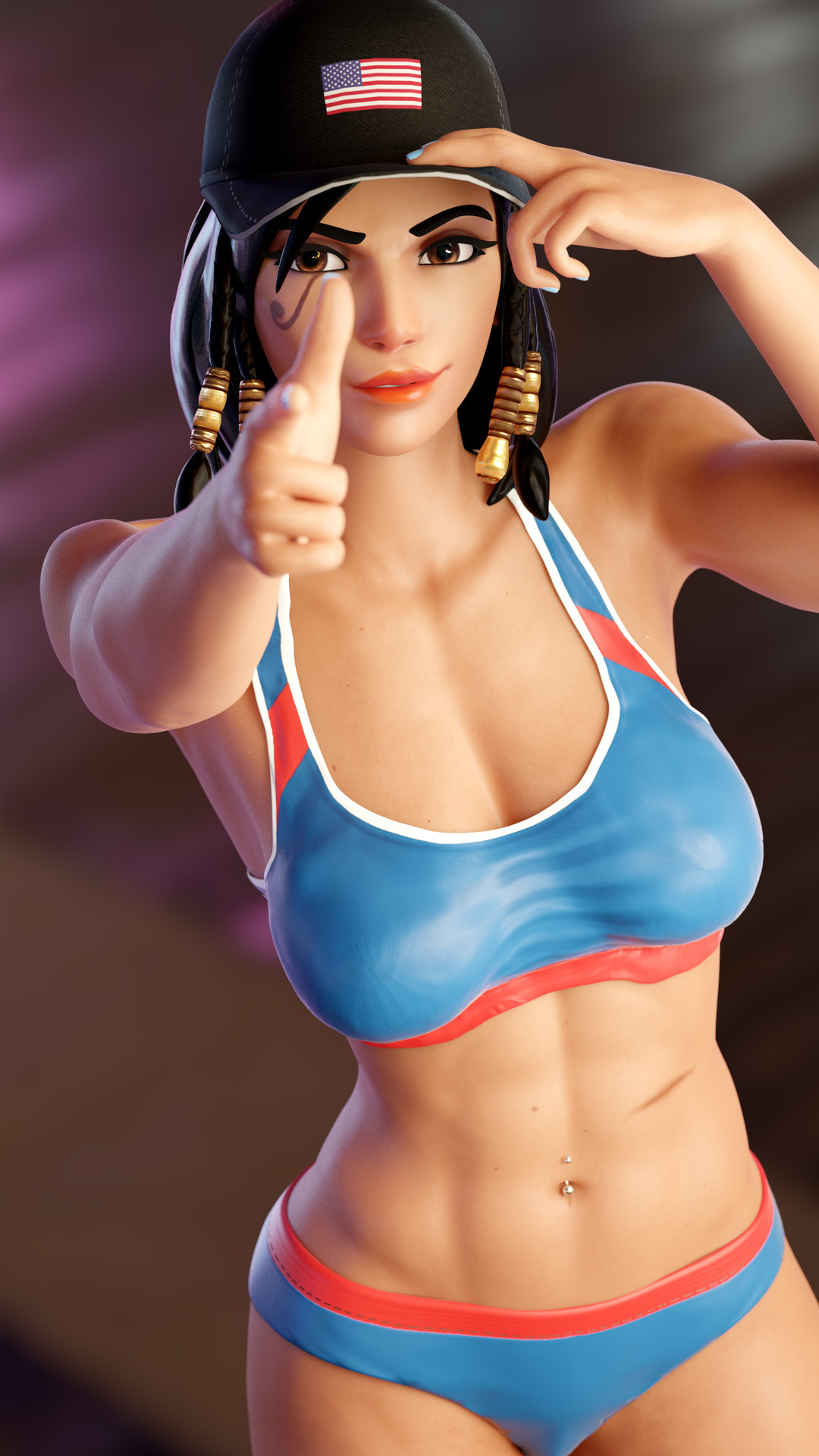 jerian-cg:Happy America Day! I didn’t have much time to make a piece, but here’s