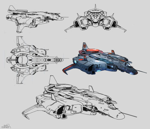 SPARTH - Halo 5 spaceships. 2013-2014 on a side note, i...