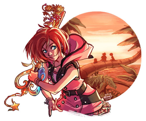 diaxyz:    In these days my internet connection hates me and I’m one day late, so here the last rush for my KH3 countdown :°D   see ya tomorrow for the last one!! <3 -3  - 2  - 1 DAYS!       