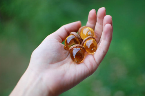 Resin Acorn Jewelry Casts a Beautiful Fall Glow Around Your NeckCelebrate the arrival of fall with a