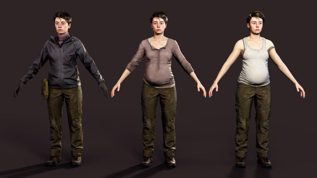 TLOU 2 Ellie 3D Model