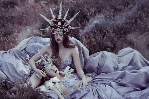 Models: Michalina & Natalia Designer and mua: Marzena Rygielska #fairytale #unicorn #unicorns #v