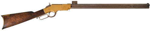 Henry lever action rifle owned by Samuel J. Black of Virginia City, Nevada, co-owner of Black and Ho