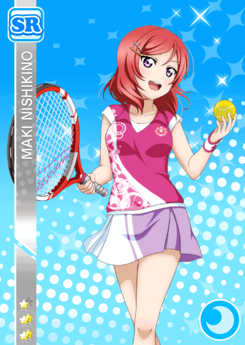 Muse Tennis Set SRs Part 1Nishikino Maki - テニス経験者 (Perfect...