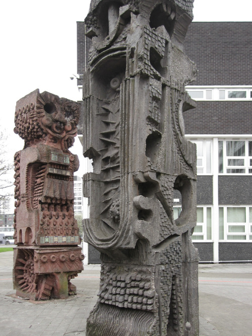 beautyandneglect: Totems (also known as the Minute Men), 1966 by William Mitchell. Salford, March 20