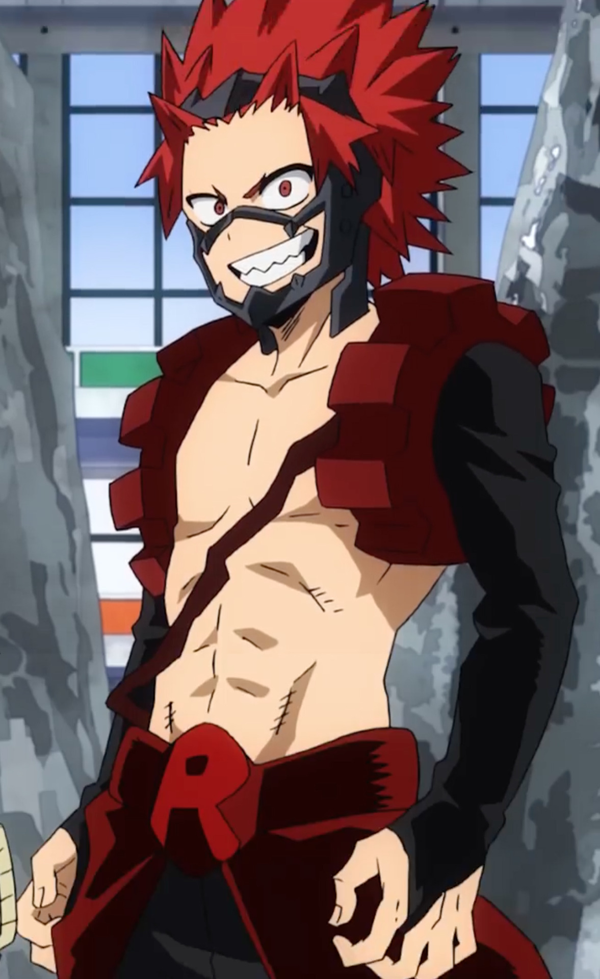 Full version of Kirishima in his new outfit from...