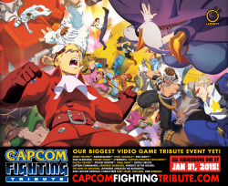 artbychamba:  http://capcomfightingtribute.com/ A promotional piece I drew up to announce the upcoming UDON tribute book for 2015! Peep the link above for all the details!  Submissions end at the end of January, so get cracking with your tribute!  