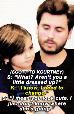 kyliesjenner:  scott being a super cute baby daddy 