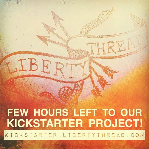#Libertarians unite!! We have a few more ours to reach our goal! Link in our bio. #kickstarter #libe