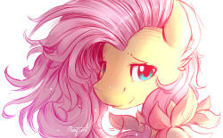 mixpint:  Bored, so i draw a cute Fluttershy