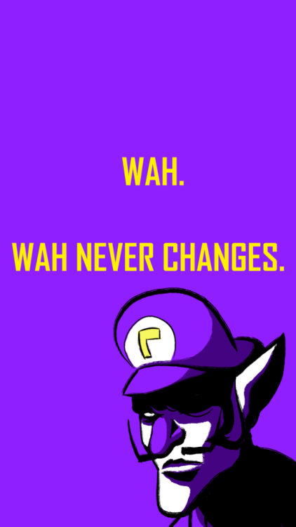 agenderpaladin:gamercrunch:Had to share this. Didn’t know where else to post it: Waluigi Wallpaper v