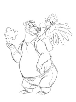 eligecos:  Banjo-Kazooie redesigned as Disney