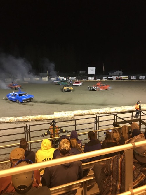 Little bit from the demo derby tonight, didn’t take many pictures or video because I was working security
