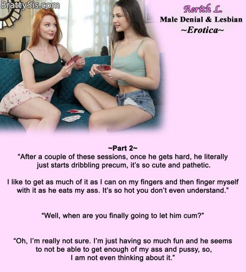 My CHASTITY &amp; DENIAL Books:https://www.smashwords.com/profile/view/AerithLRead