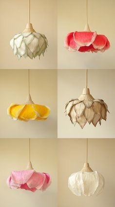 paper lamps by Sachie Muramatsu