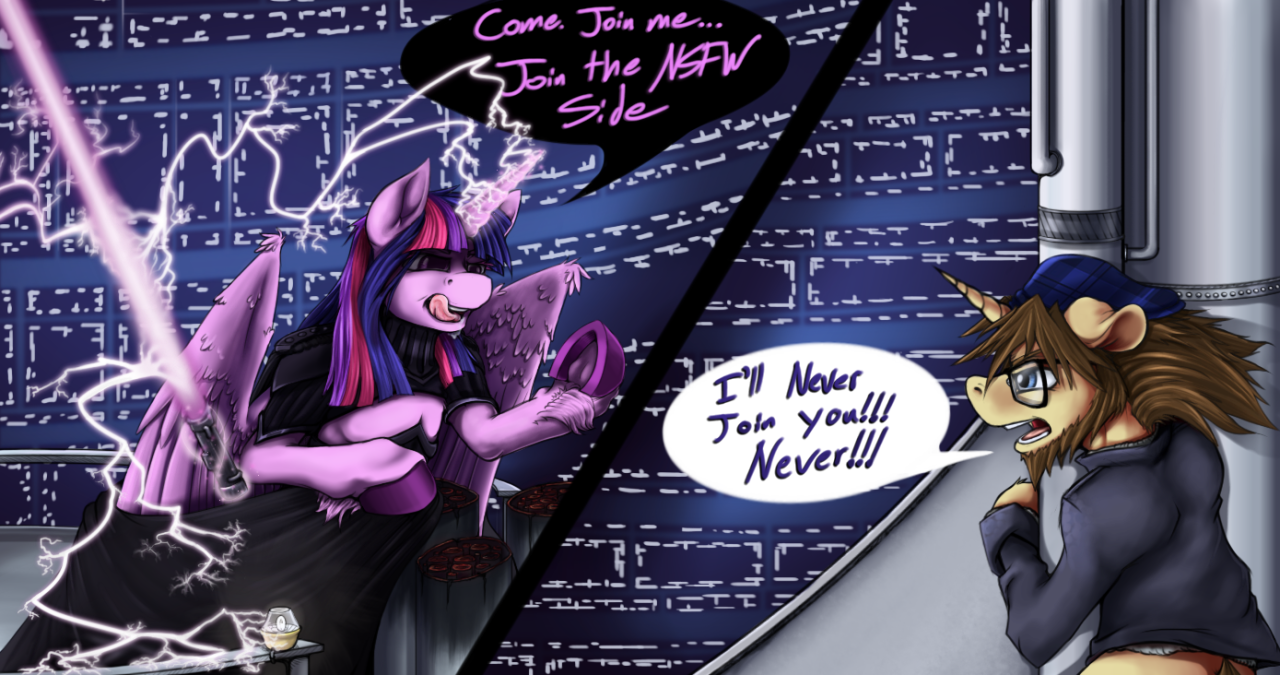 askearthairandmagic:   Does this mean I have to be NSFW now? ((I’m such a dork
