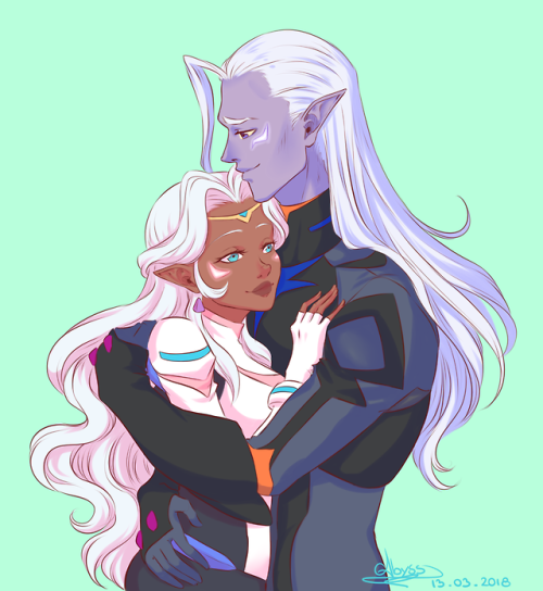 abyss-no-ishi:I can’t stop drawing Lotura!! I need HELP!Royal alien couple, that’s my thing now.