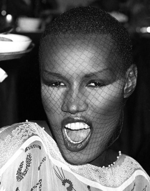ohyeahpop: Grace Jones at the Billboard Disco Convention, New York, 1979, photographed by Ron Galell