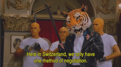 blackhat0061:slay-her-slay-her:a furry and a gang of Mr. Cleans team up in switzerlandHotline Maiami 2 is looking really good so far.