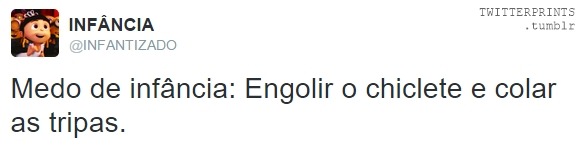 twitterprints:    Prints de tweets - Especial infância