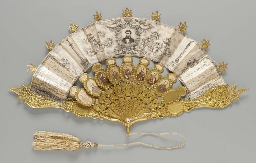 omgthatdress: Fan Commemorating the Lincoln Assassination 1865 The Metropolitan Museum of Art