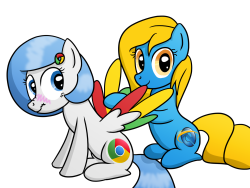 ask-googlechrome:  IE… why are you touching