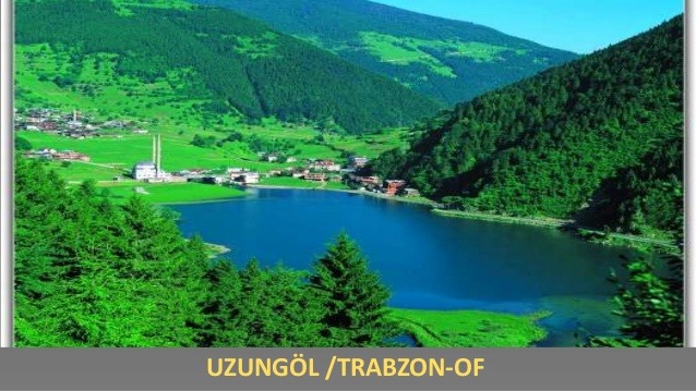 Uzungöl yaylası öncesi/sonrası.