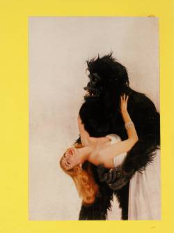 lifepornography:   Sir Eduardo Paolozzi18. Vogue Gorilla with Miss Harper, 1972                 