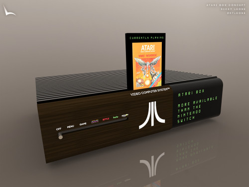 Ataribox by Ricky LeoneThis was a bit of a miscue highly influenced by the term “Box” in