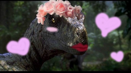 theblackcatmasque: Google failed to provide me with enough raptor in flower crowns so I made my own