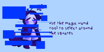 add glitch effect firealpaca