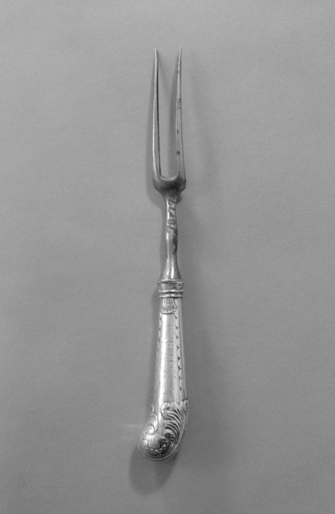 Fork, ca. 1800, Brooklyn Museum: Decorative ArtsSize: 6 &frac12; in. (16.5 cm)Medium: Silver and