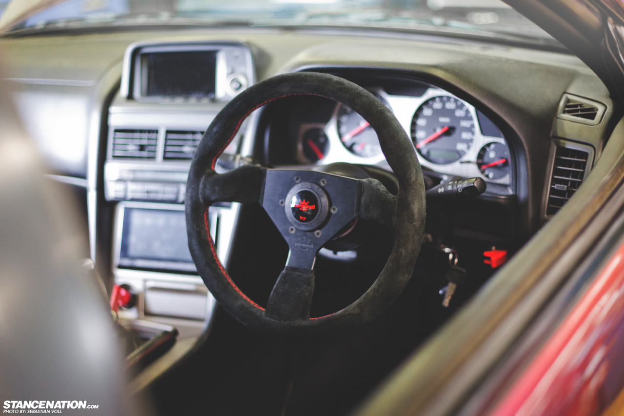 upyourexhaust:  Barely Legal // David’s Nissan Skyline R34 GTR. by StanceNation