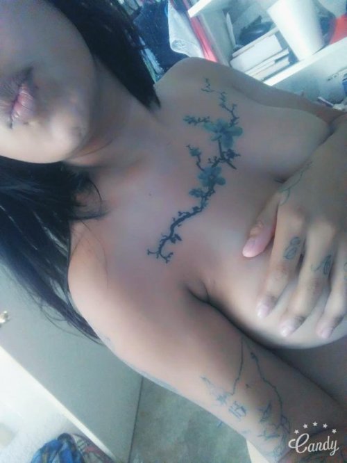 latinashunter: Tatted Latina/Big Brown Titz… Dayummm… ❤❤