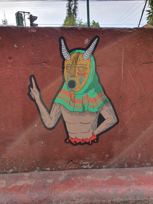 Paste up by Bravoh in La Roma, Mexico City