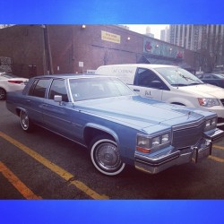 This is a clean #caddy Interior is mint. A few minor paint issues but for a 30 yr old car she&rsquo;s a keeper. #caddy #clean #classic #car   #Cadillac #instaphoto