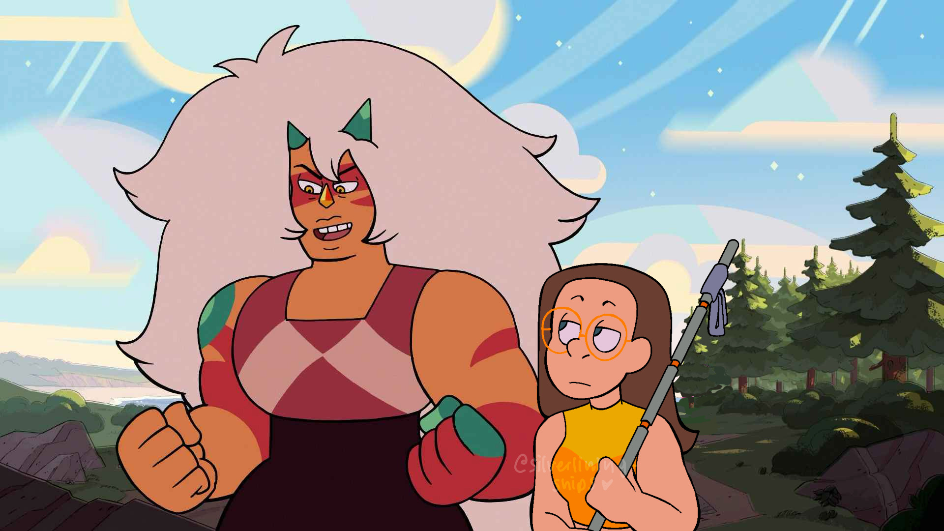 silver is exasperated with her idiot wife: screenshot edit