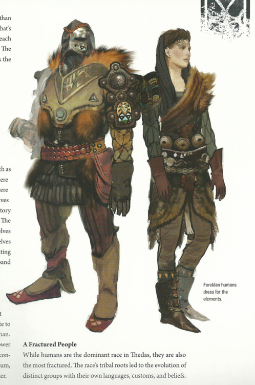 costumecommunityservice:  Scans from World of Thedas courtesy of hyperbali! You guys, Dragon Age has got its fashion together at last I’m so happy :’) Just you wait, there’ll be oneeee NPC in an outfit from DA:O just to spite me. 